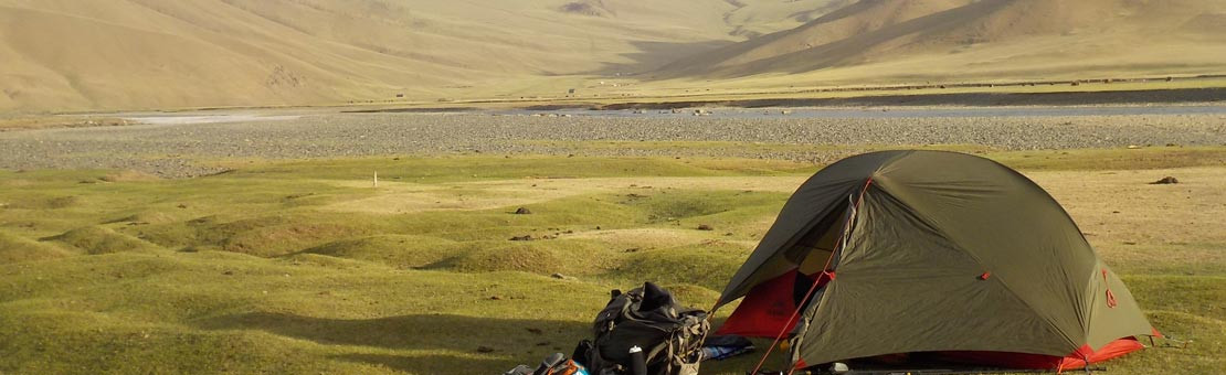 Tente trekking ultra légère pour un bivouac de randonnée